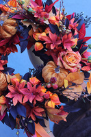 Hallo Autumn, gęsty jesienny wianek na drzwi, śr.52cm