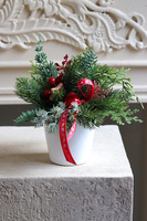 Figaro Hilton Mini, świąteczny stroik z jagodami