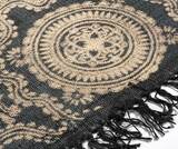 EcoEtno ręcznie barwiony dywan, szary, wym.120x180cm