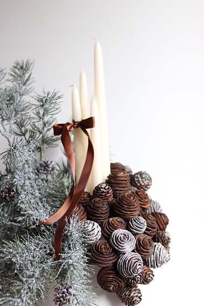 Naturena, świąteczny stroik adwentowy