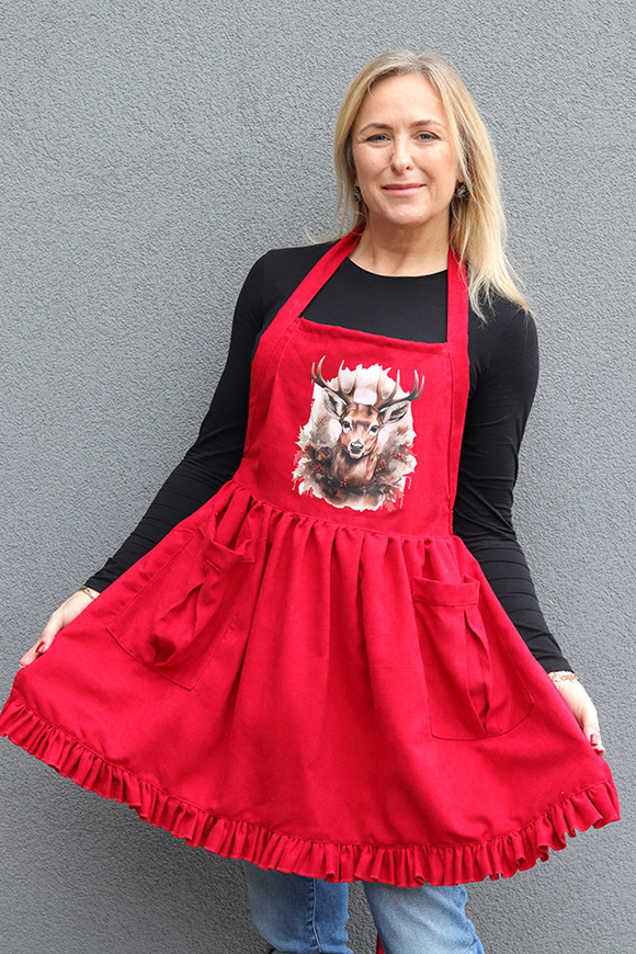 Christmas Kitchen, świąteczny fartuch kuchenny