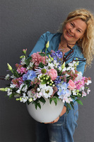 Czarująca Wiosna Nova, komplet dekoracji, wianek + kompozycja