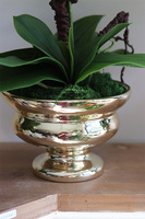 Ylena Gold, sztuczny storczyk w ceramicznym pucharze