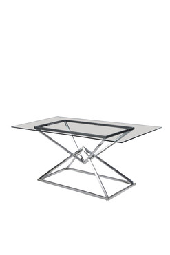 Everson Simple, stół stal szlachetna, wym.160x90x75cm