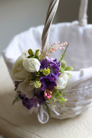 Wiosenny Czas, dekorowany koszyczek wielkanocny