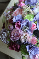 kosz pełen kwiatów, Monisto, wym.27x26cm 