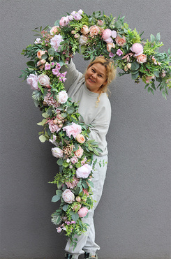 Eligia Modelita, girlanda kwiatowa, dł.210cm