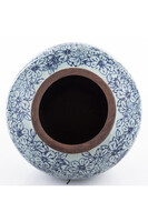 Blue Night ceramiczny wazon ze wzorem