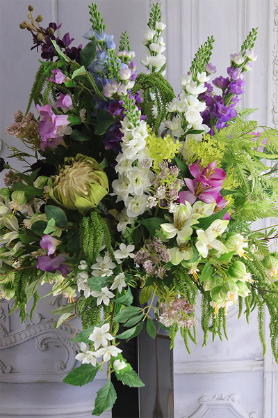 Imperial Elegance, ogromny bukiet w wysokim wazonie