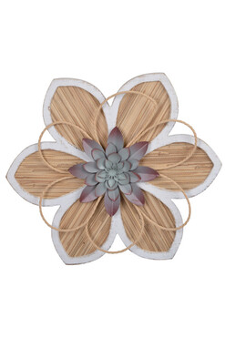 Tunis Boho, dekoracja ścienna w kształcie kwiatu, śr.39cm