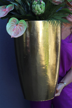 Anturium & Strelicja Złota Bajka, egzotyczna kompozycja, wys.120cm