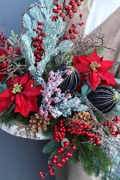 Redisa Christmas, nowoczesna kompozycja nagrobna