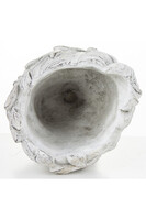 cementowa osłonka / donica, Kobieta G, wym.16.5x12.5x11cm