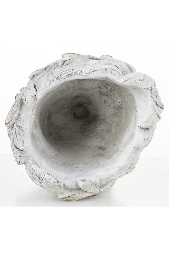 cementowa osłonka / donica, Kobieta G, wym.16.5x12.5x11cm