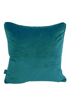 poszewka dekoracyjna Welwetowa Turkus, wym.45x45cm