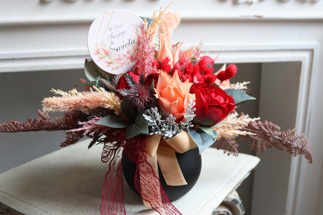 Melba, kompozycja kwiatowa