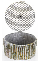 Hong Kong szkatułka puzderko metalowe	