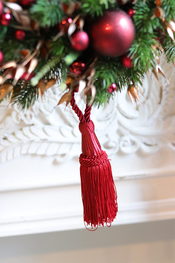 Złoty Konik, świąteczny wianek na drzwi