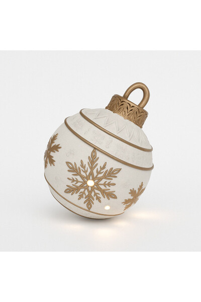 figurka bombka ceramiczna LED	