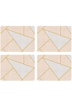 Urban Chic, podkładki korkowe, duże, 4szt