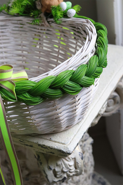 Maryna, dekorowany koszyczek wielkanocny