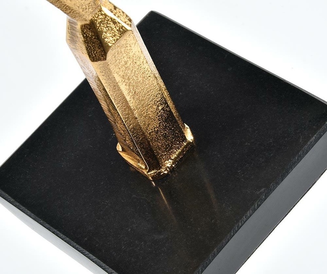 deluxe Gold dekoracja Rakieta, wym.15x13x38cm