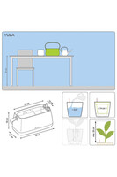 Yula Bag doniczka z nawadnianiem tendom.pl