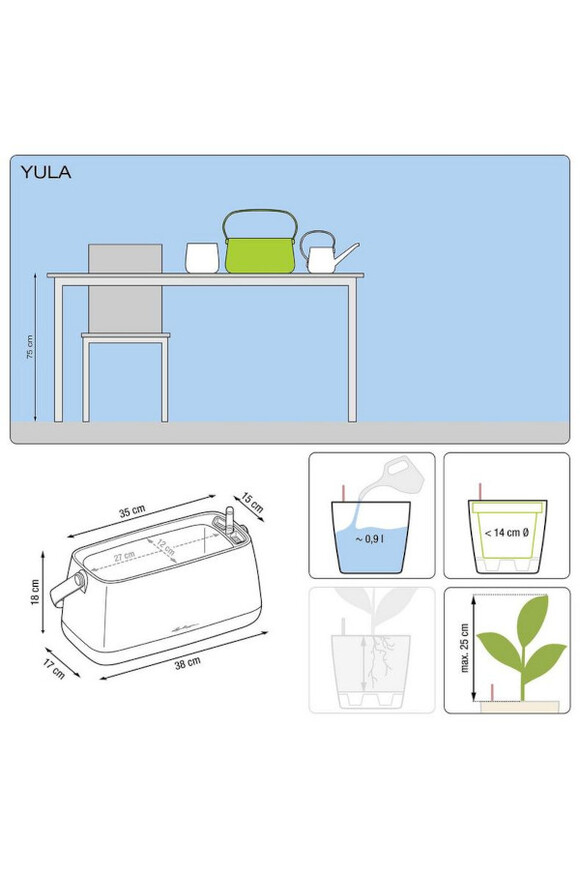 Yula Bag doniczka z nawadnianiem tendom.pl