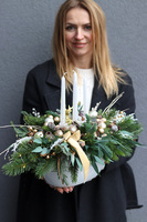 Złote Reny, adwentowy stroik ze świecami