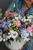 Czarująca Wiosna Nova, komplet dekoracji, wianek + kompozycja