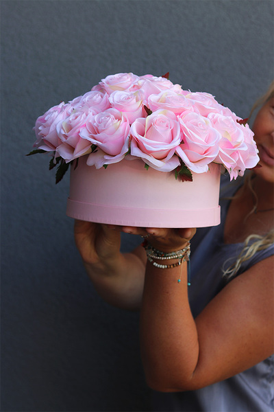 Pink Home Roses, różany flowerbox