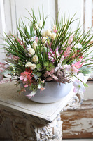 kompozycja traw i polnych kwiatów, Letnia Łąka Mini, wys.28cm 