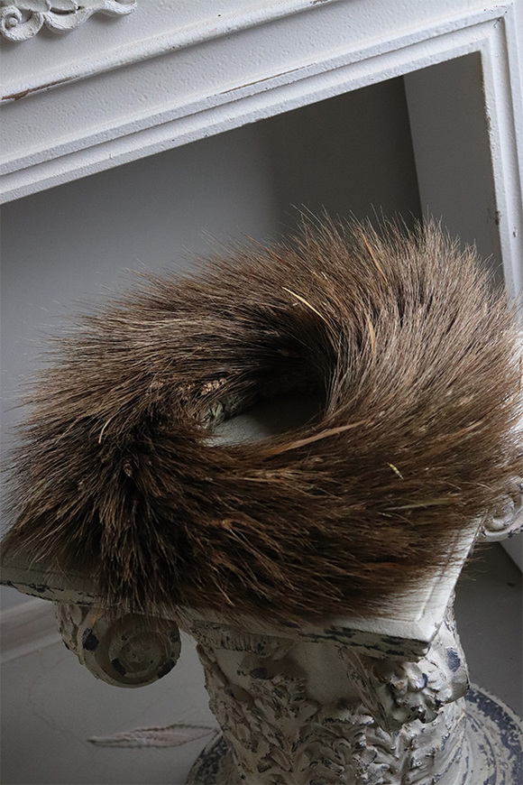 Kłosy Zbóż, dekoracyjny wianek z suszu