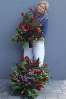 Różany Raj, nagrobny bukiet