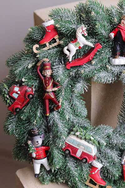 Xmas Land, świąteczny wianek dekoracyjny