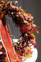 Boho Hreya, dekoracyjny wianek ze stabilizowanych roślin, śr.35cm