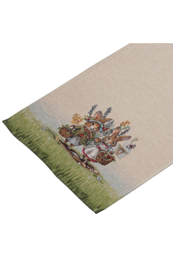 Zajączkowa Święconka, wielkanocny bieżnik gobelinowy