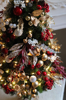 Illana Christmas, choinka sztuczna udekorowana