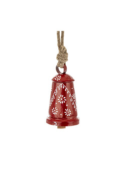 Weyburn B, świąteczny dzwonek metalowy, kpl.2szt, wym.13.5x8cm