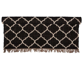 EcoEtno dywan Geo 2, biało-czarny, wym.120x180cm