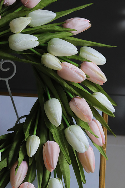 bardzo elegancki wianek z tulipanów, Witaj Wiosno Sweetie