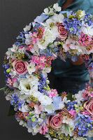 Czarująca Wiosna Nova, komplet dekoracji, wianek + kompozycja