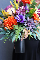 Jesień Życia, jesienny bukiet nagrobny we wkładzie