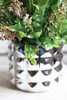 Heruta, kompozycja wiosenna z gumowymi tulipanami, wys.40cm