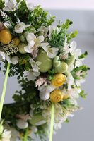 bogaty wianek sufitowy, Wielkanocna Radość, śr.45cm 