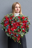 Berry Rose, komplet dekoracji nagrobnych