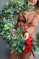 Zima Na Zielono, wianek na obręczy