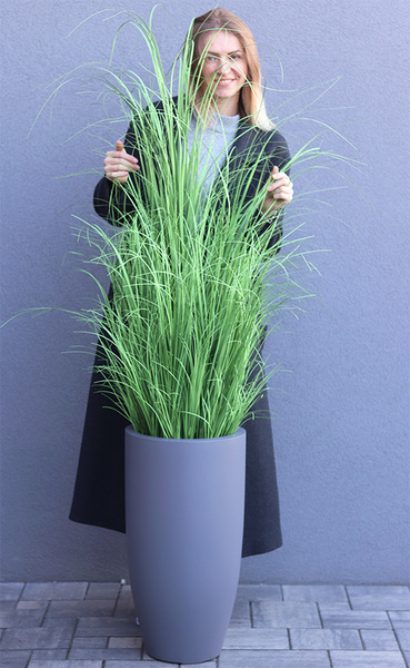  Fiberglass Grey Grass, trawa w donicy fiberglass