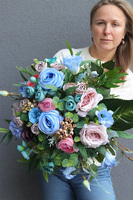 Sara Pastels, bukiet nagrobny we wkładzie do wazonu