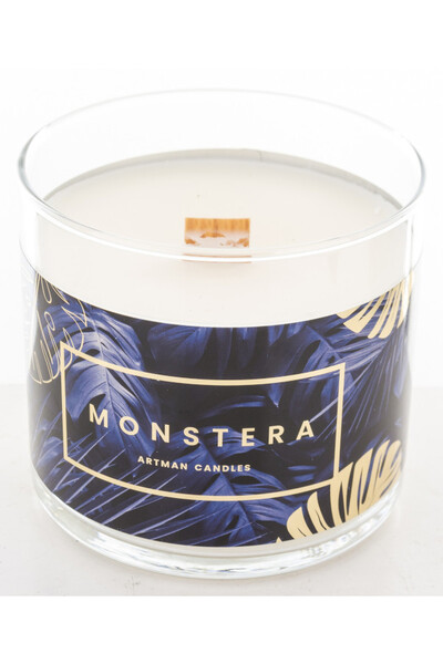 Monstera Blue świeca zapachowa tendom.pl